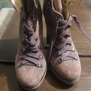 Coach heeled boots